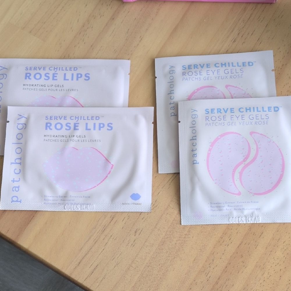 Patchology Serve Chilled Rose Lip and Eye Gels